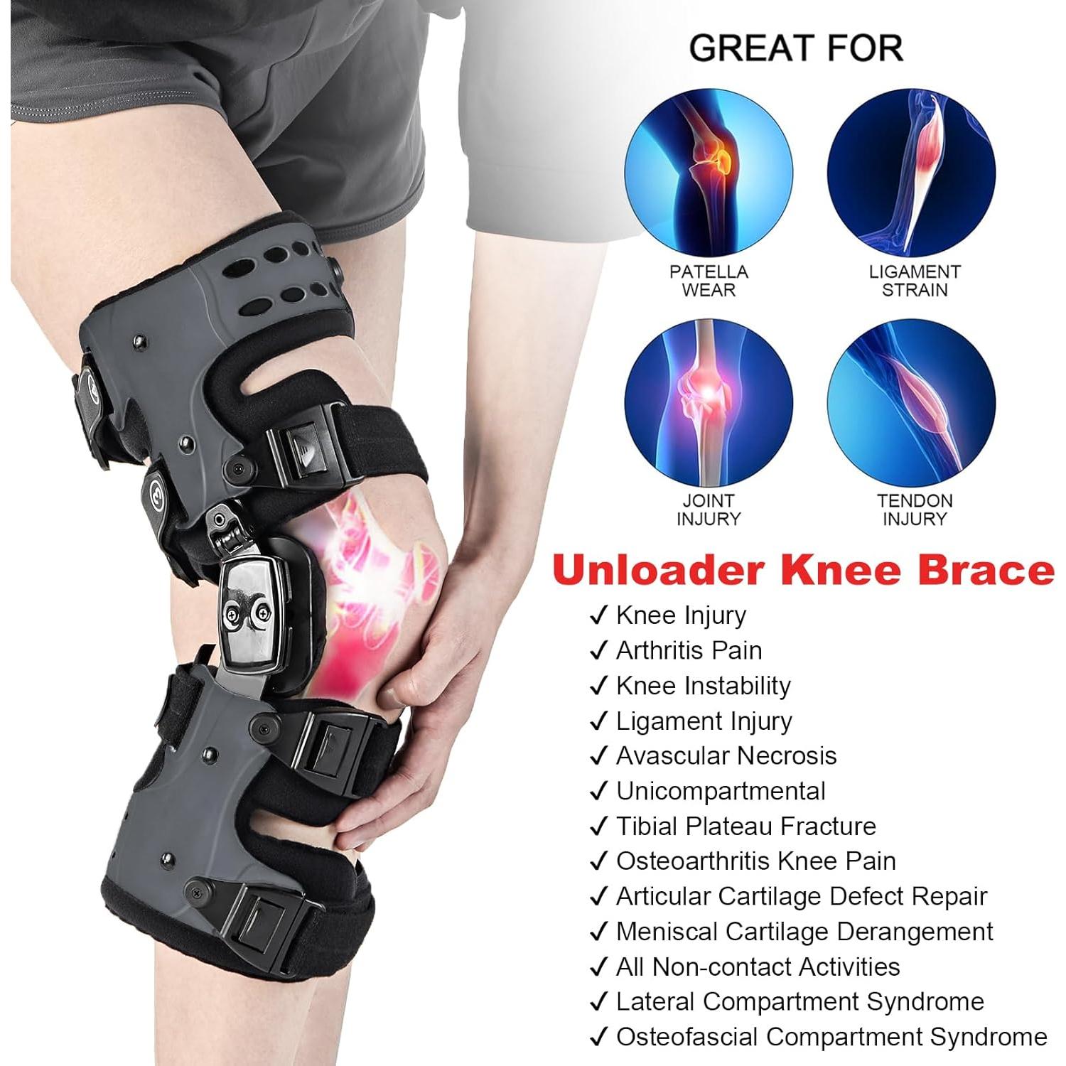 Rodillera Descompresora OA EZWORK para Alivio de Dolor de Rodilla