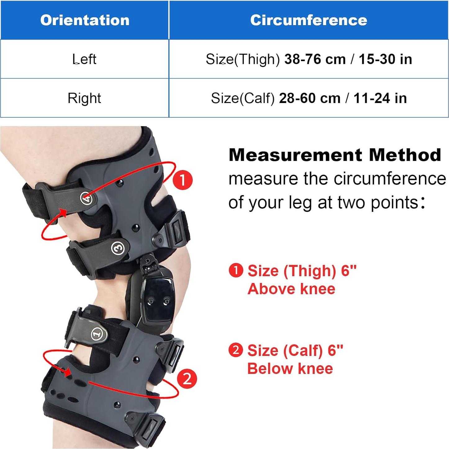 Rodillera Descompresora OA EZWORK para Alivio de Dolor de Rodilla