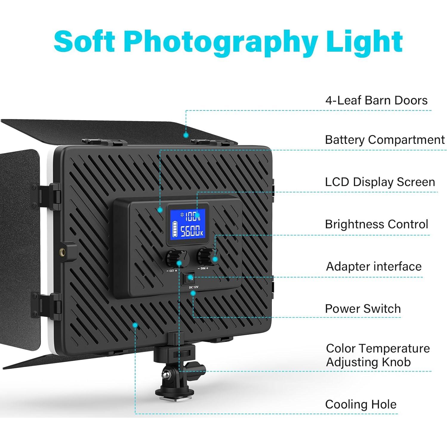 Panel de Luz LED Unicucp U-VL13A 45.72x68.58cm 4000mAh