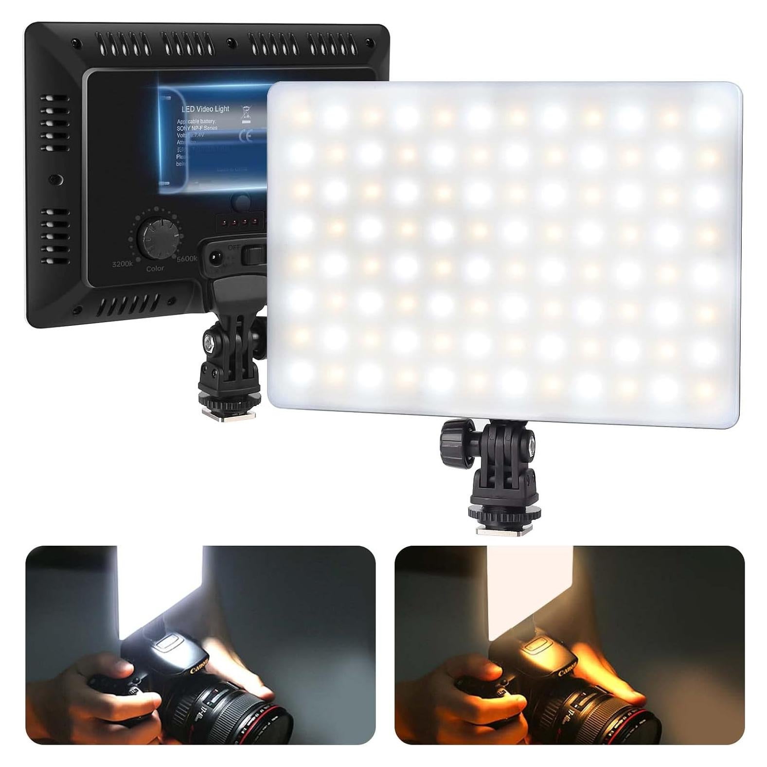 Luz de Video LED Mettlelite SL100D Bi-Color 3200K-5600K