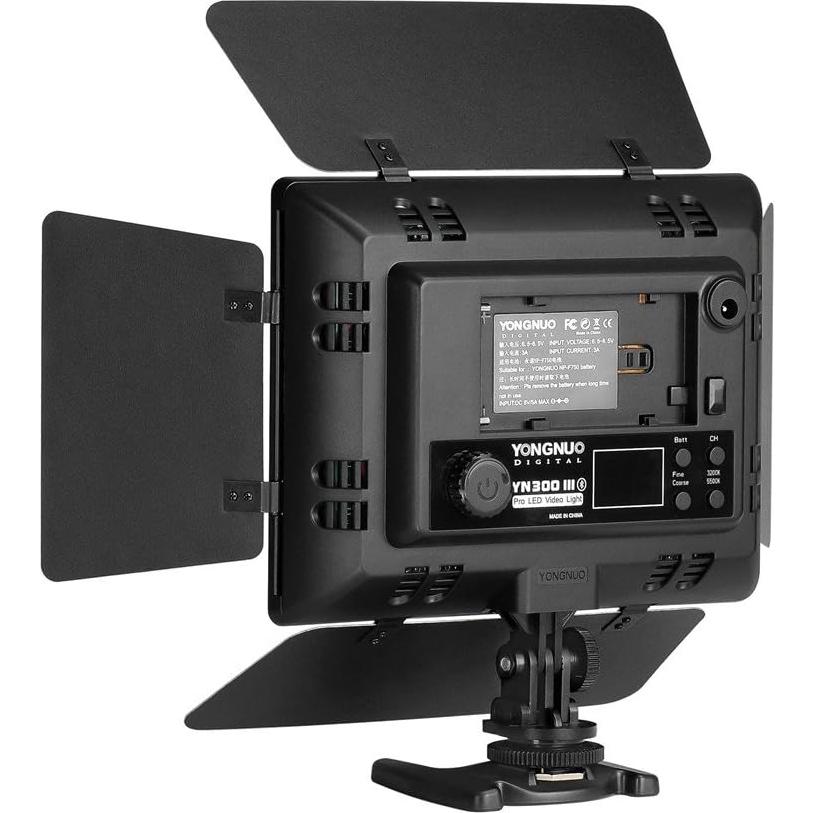 YONGNUO YN300 III Luz LED Video 5600K Brillo Ajustable