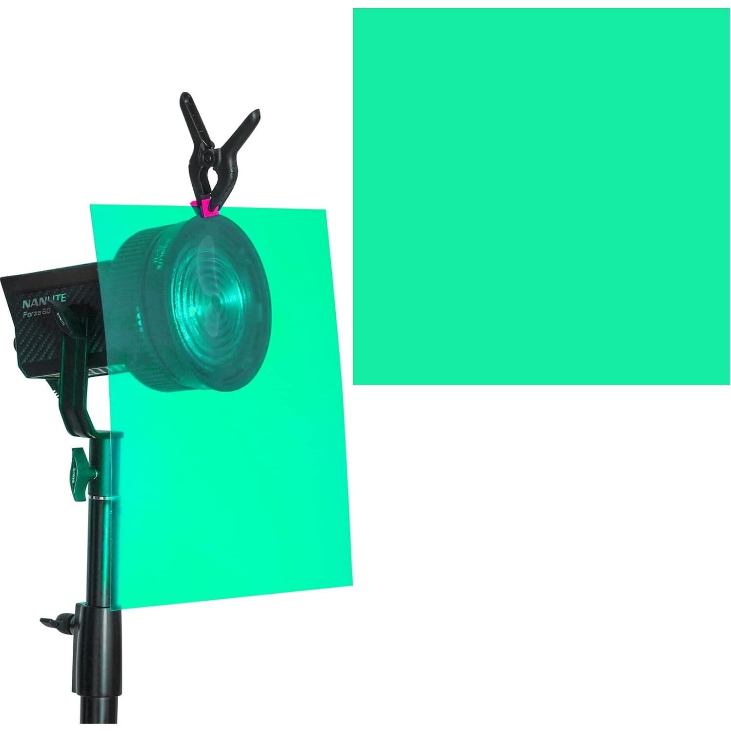 Lystaii 9 Filtros de Gel de Iluminación 30x30cm Multicolor