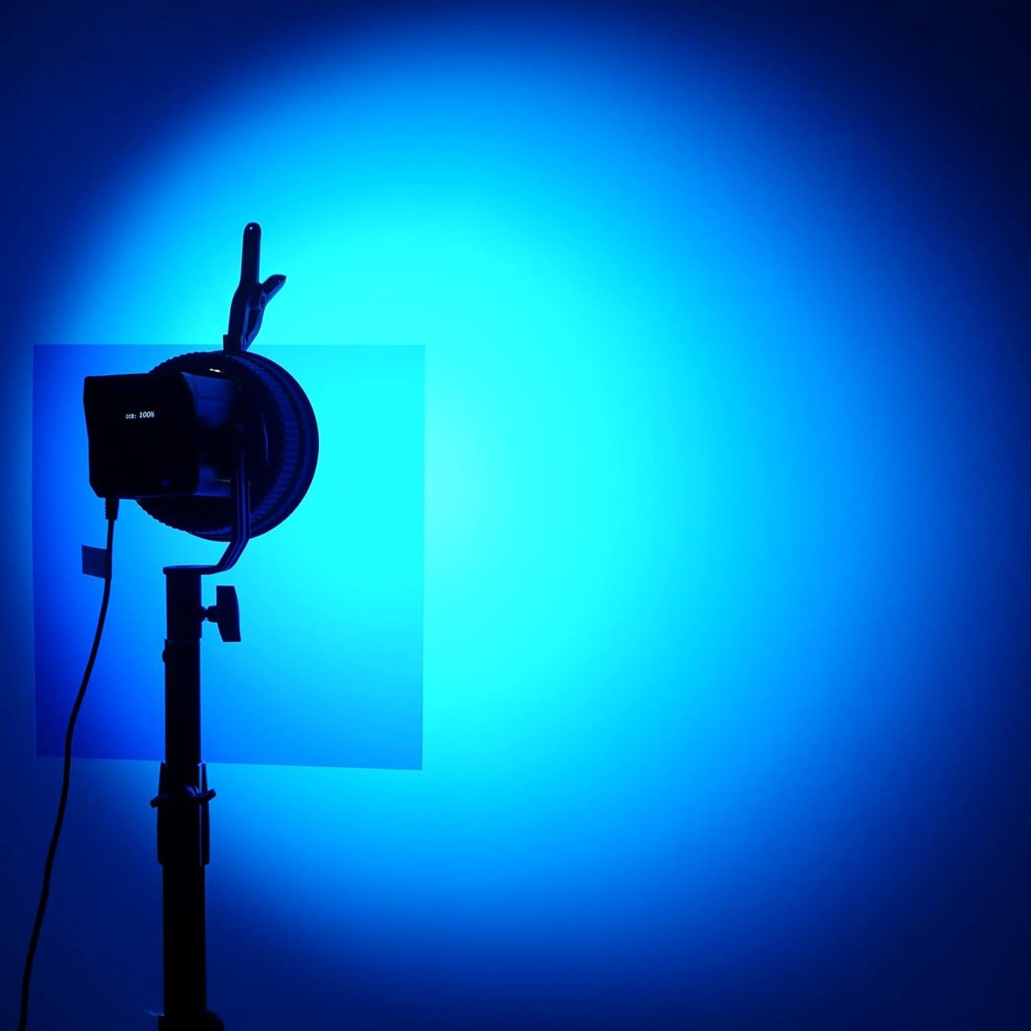 Lystaii 9 Filtros de Gel de Iluminación 30x30cm Multicolor