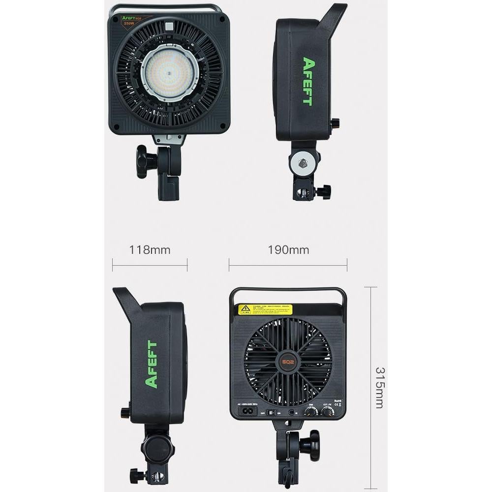 Luz LED Bi-Color AFEFT 250W Ajustable 3000-10000K CRI>97