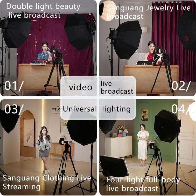 Luz LED Bi-Color AFEFT 250W Ajustable 3000-10000K CRI>97