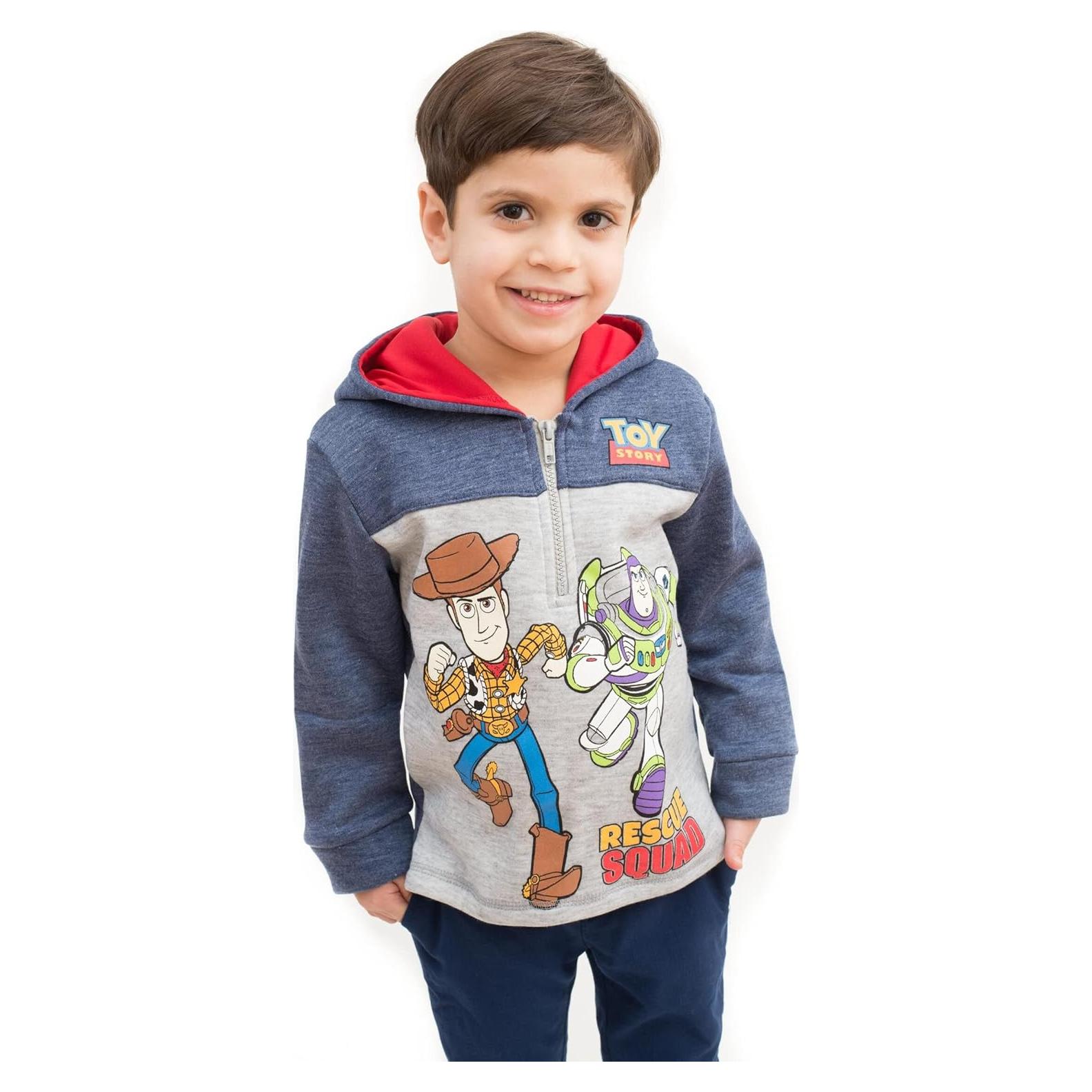 Sudadera forro polar Disney Toy Story 2T con media cremallera