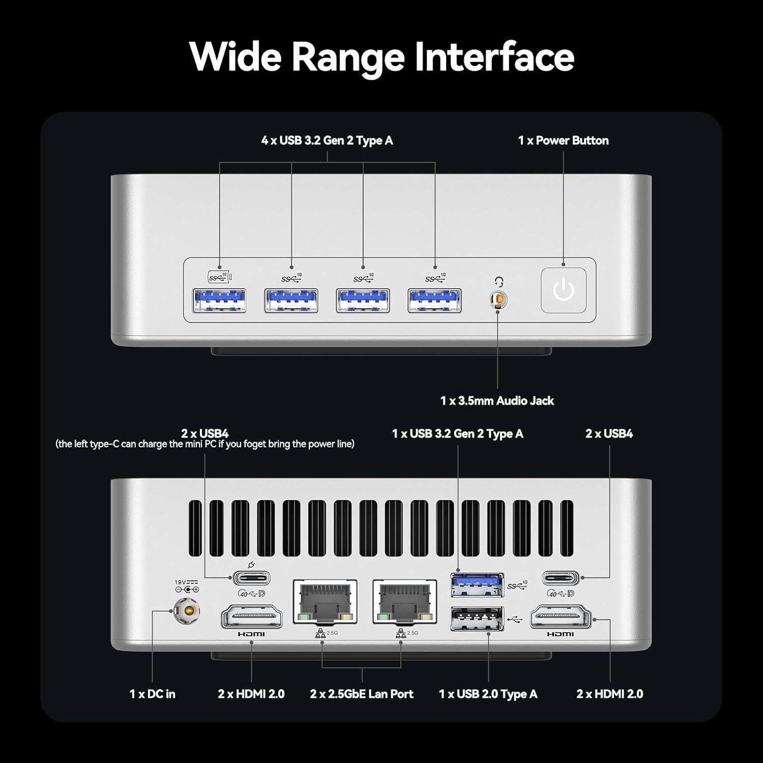 Mini PC GEEKOM XT1 Ultra 32GB RAM 2TB SSD 8K Windows 11