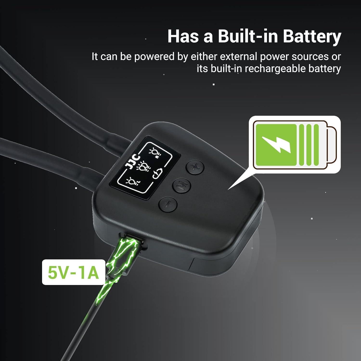 Luz de Brazo Macro LED Jinjiacheng 36CM Brillo Ajustable 10 Niveles