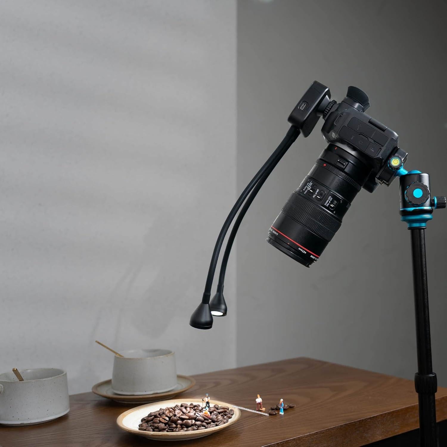 Luz de Brazo Macro LED Jinjiacheng 36CM Brillo Ajustable 10 Niveles