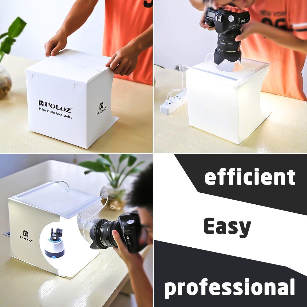 Mini Estudio Fotográfico Portátil ELEPHANTBOAT 20cm con 6 Fondos