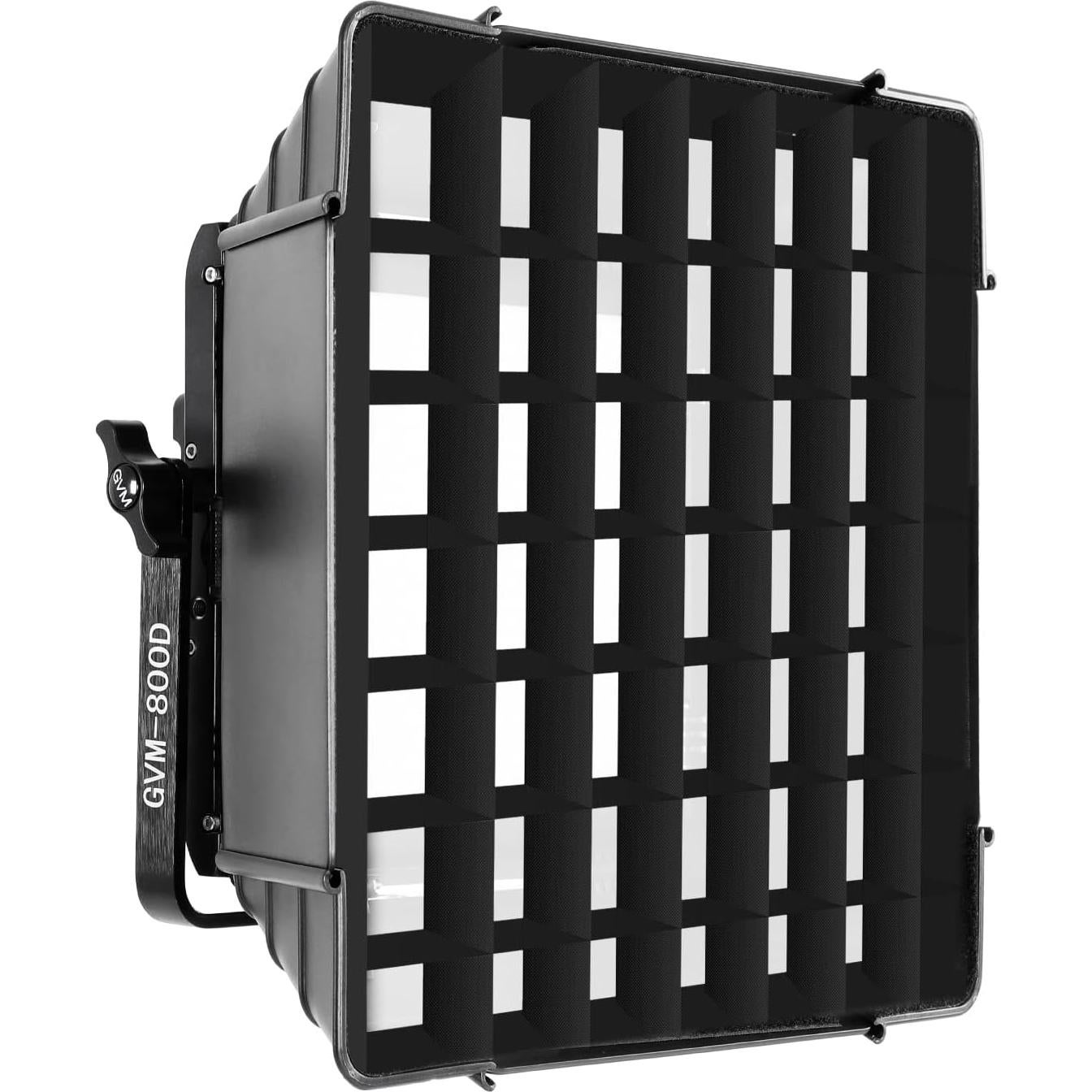 Softbox LED GVM para 800D/560AS/480LS, Difusor Plegable 28x28cm
