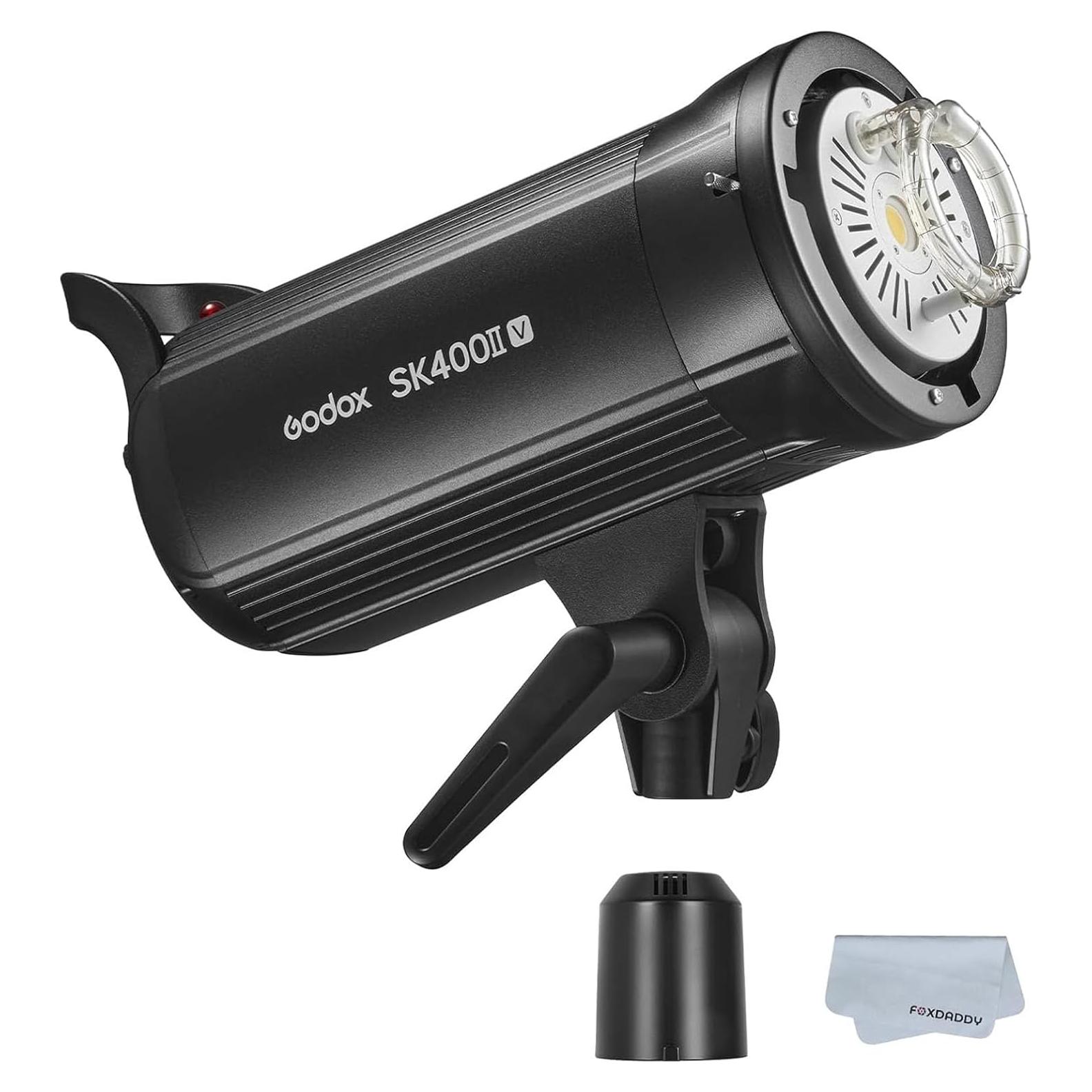 Flash Estroboscópico GODOX SK400II-V 400Ws Montura Bowens