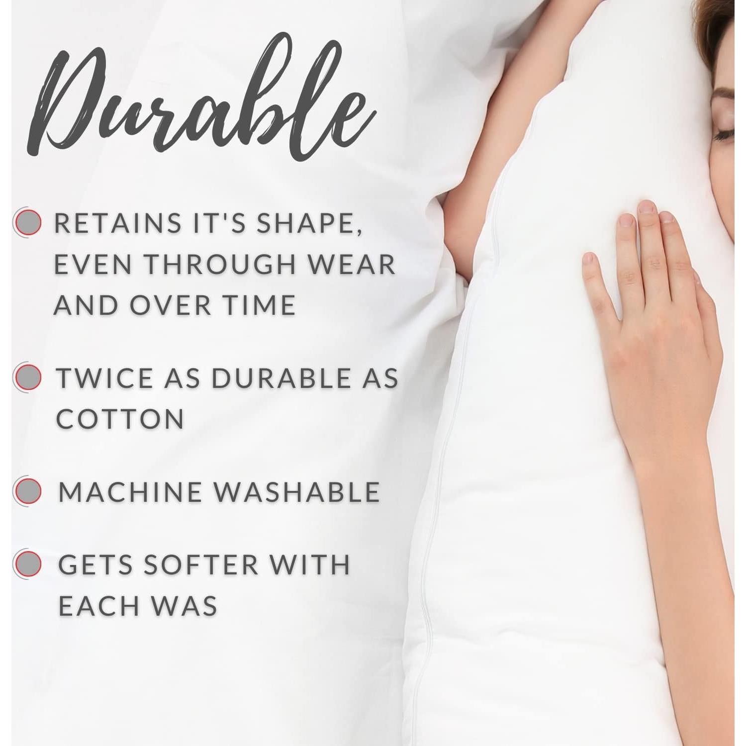 Funda de Almohada de Lino ALMOHADA DE MUJERES 145x41 cm