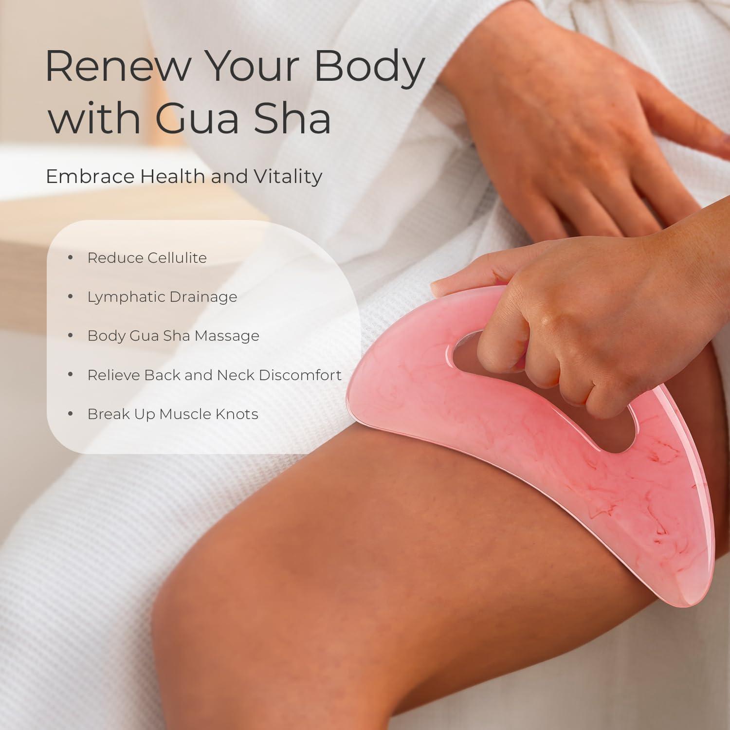 Gua Sha Grande Scienlodic para Masaje de Espalda y Cara