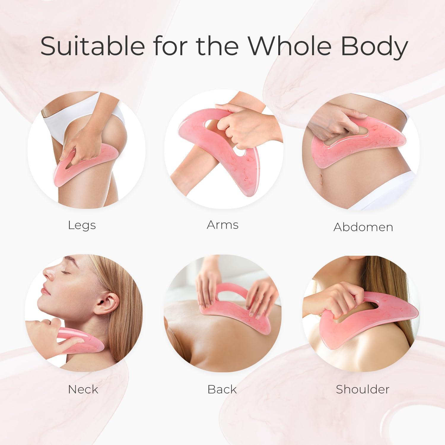 Gua Sha Grande Scienlodic para Masaje de Espalda y Cara