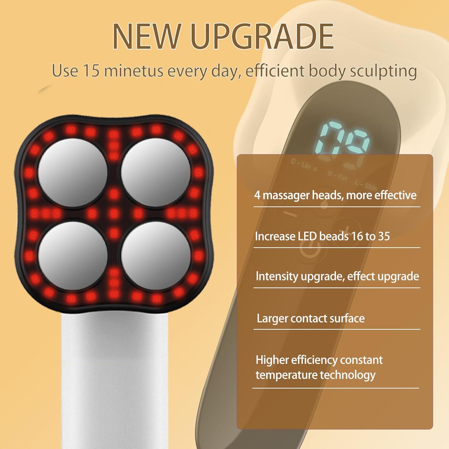 MASIKE Máquina Corporal Multifuncional F2 39 LED Portátil