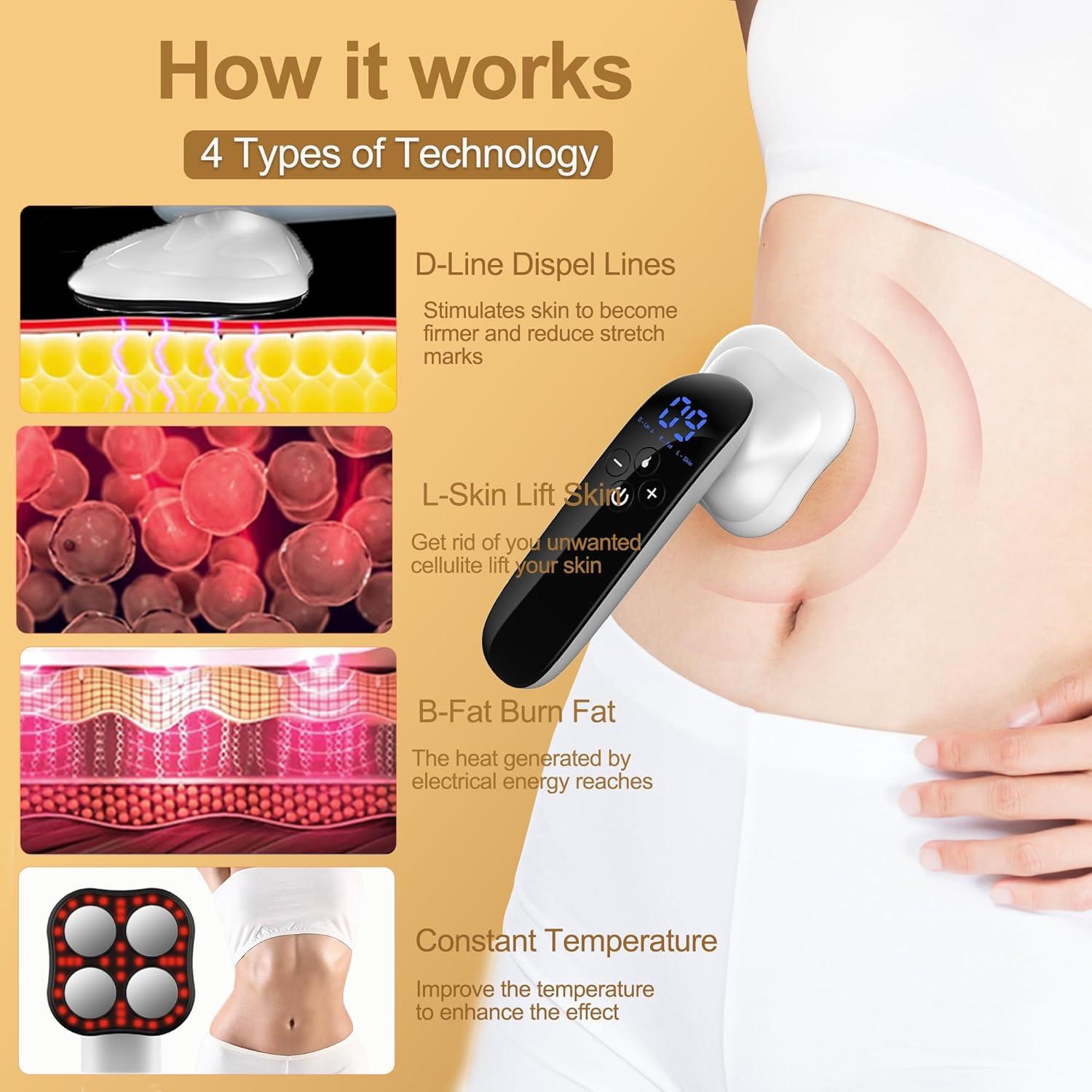 MASIKE Máquina Corporal Multifuncional F2 39 LED Portátil