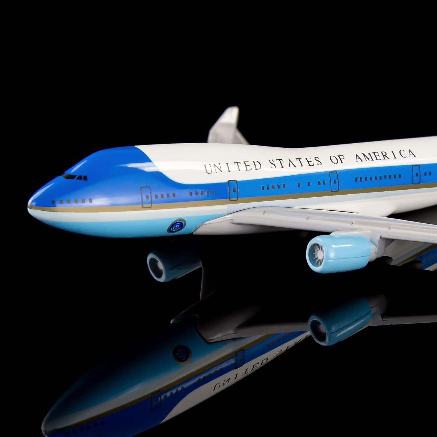 Modelo de avión Boeing 747 Air Force One 1:400 Metal