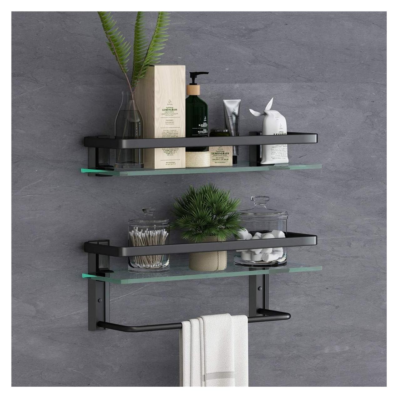 Estante de baño VOLPONE 2 niveles con barra para toallas