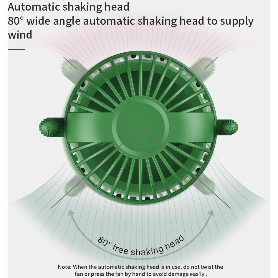 Ventilador Personal BEISHIDA Cactus USB 3 Velocidades 80°
