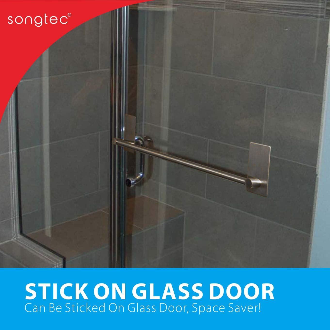 Barra de Toalla Adhesiva Songtec 40,6 cm Acero Inoxidable