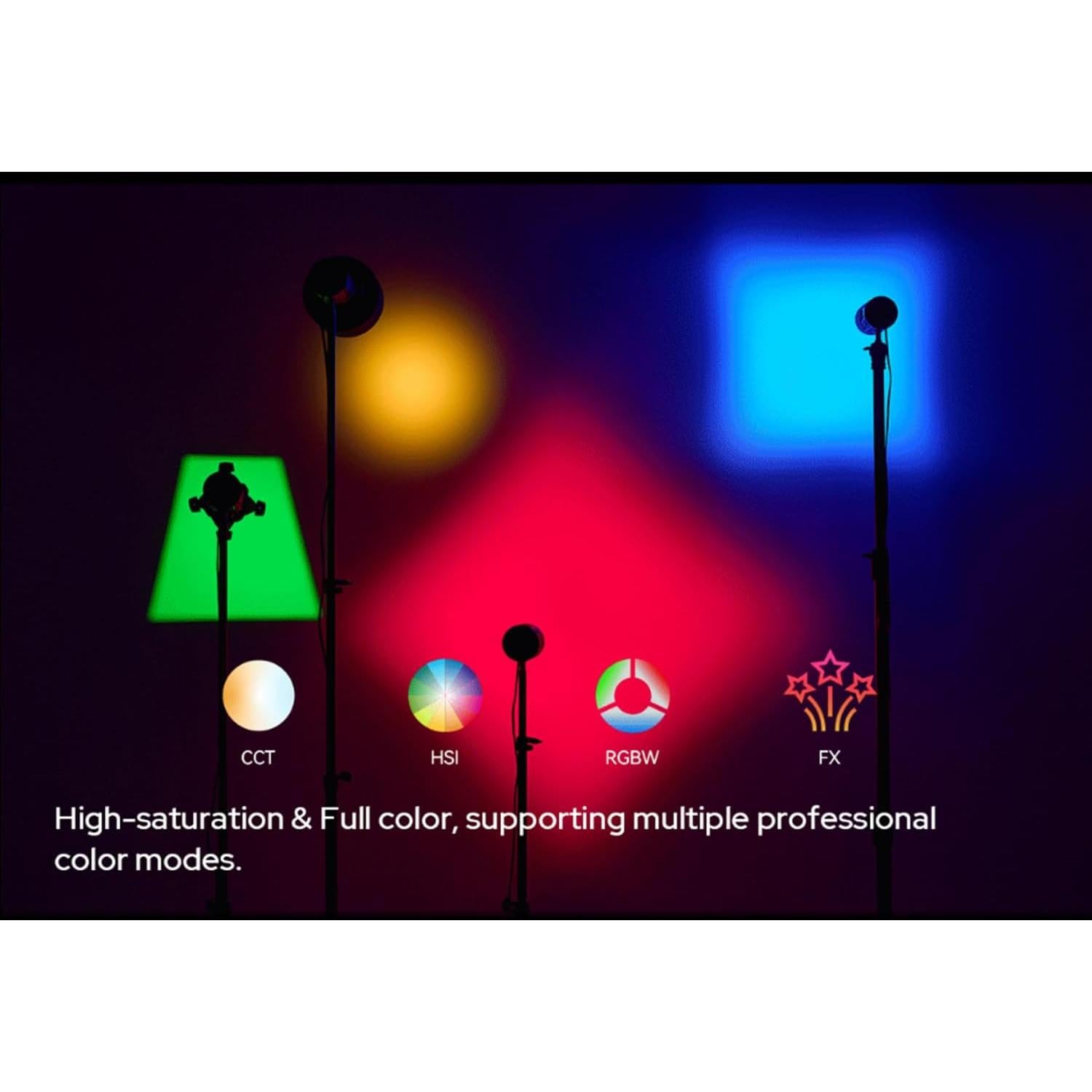 Godox RS60R Luz LED RGB Monolight Mini para Video