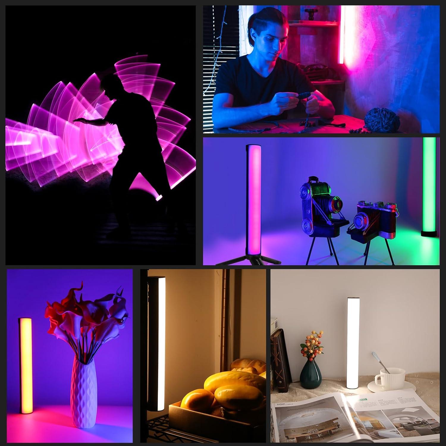 Varita de Luz Portátil Puluz 30cm RGB LED Batería 3000mAh