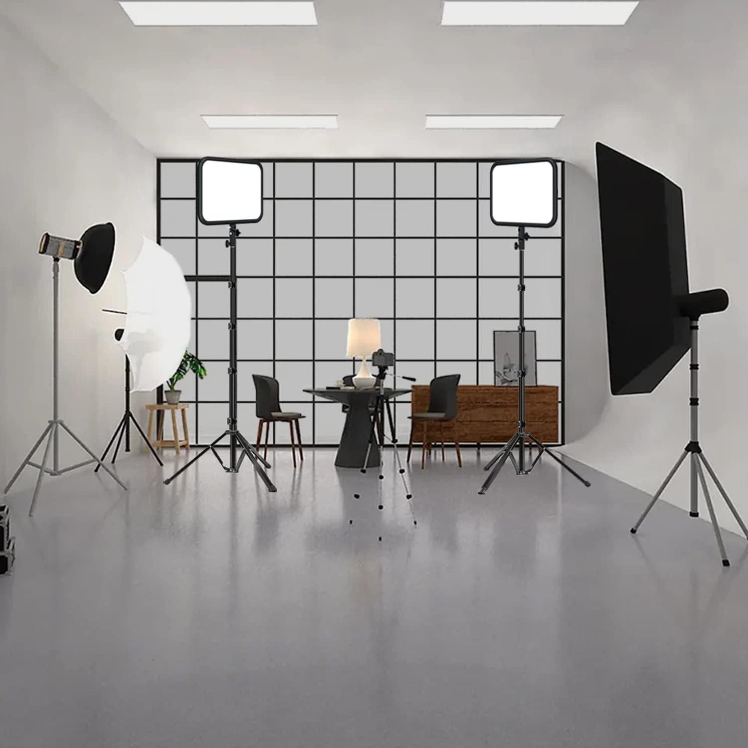 Kit de Iluminación LED ITOTIN 45W Bi-Color con Trípode 180cm