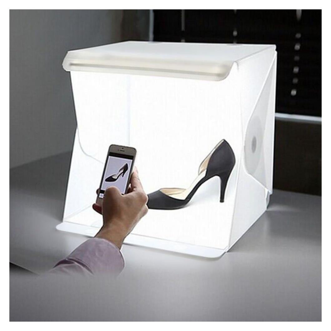 Kit de Estudio Fotográfico Plegable Depthlan con Luz LED