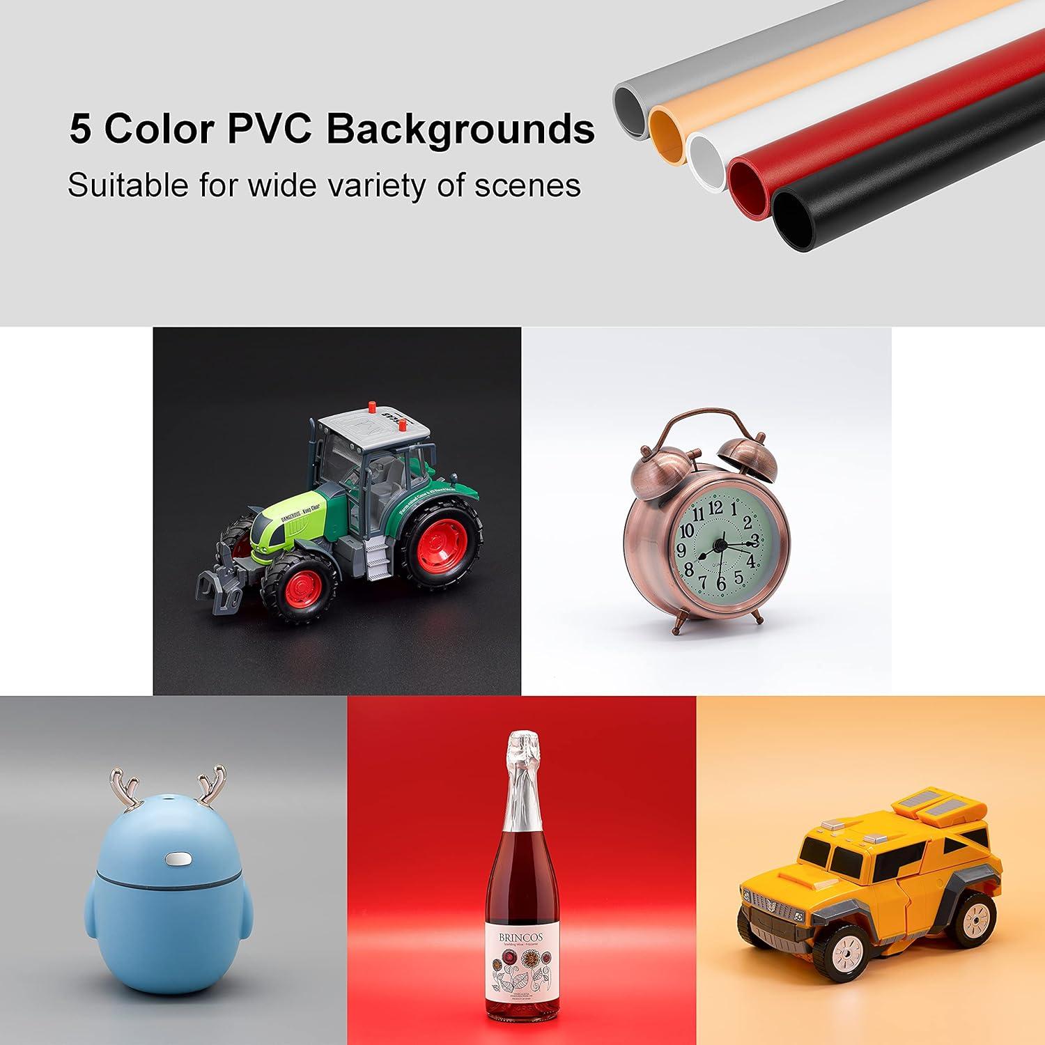 Finnhomy 24x24 Photo Box Professional Portable Photo Studio Photo Light Studio Photo Tent Light Box Table Top Photography Shooting Tent Box Lighting Kit