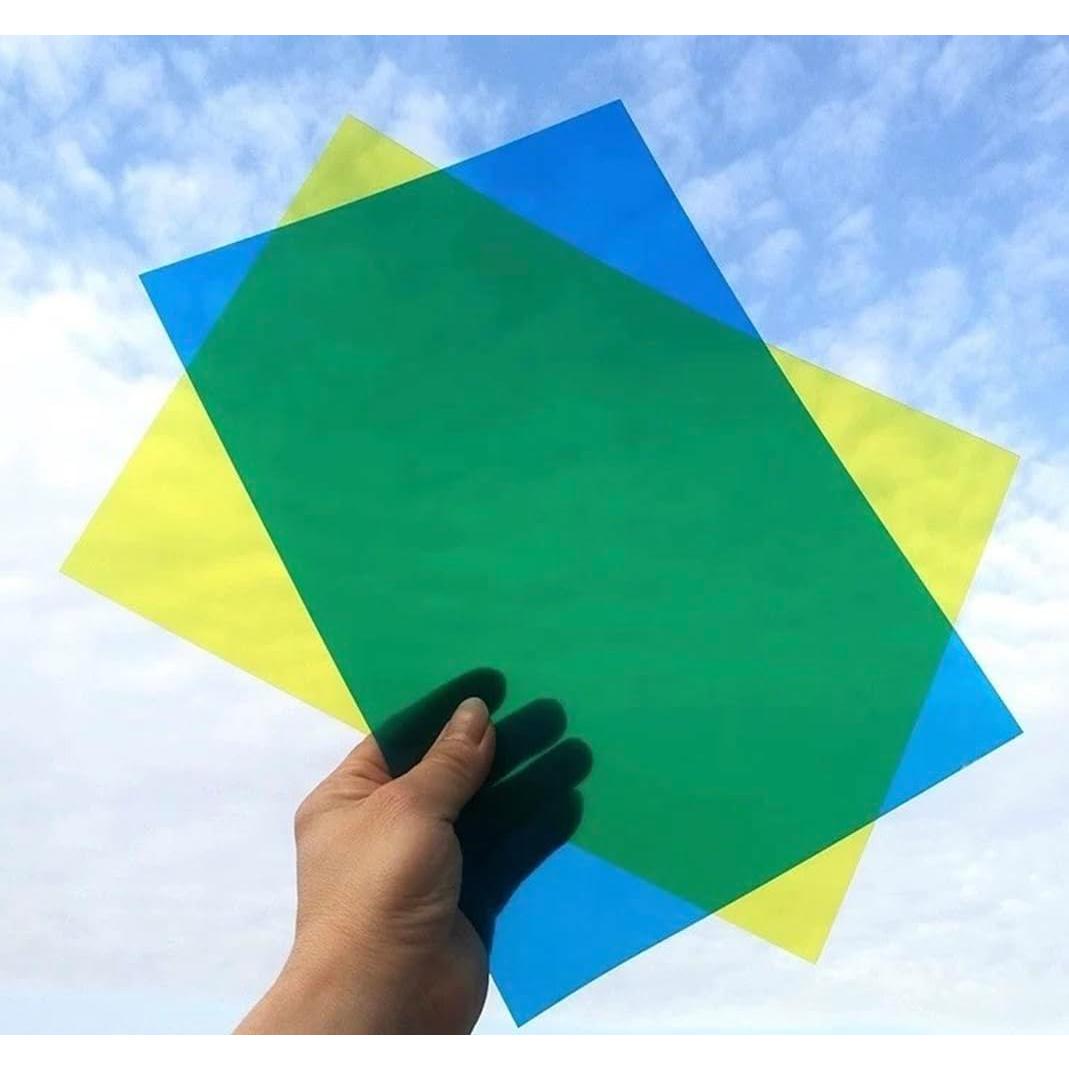 Paquete de 10 Filtros de Gel de Luz SouilGoal A4 Multicolor