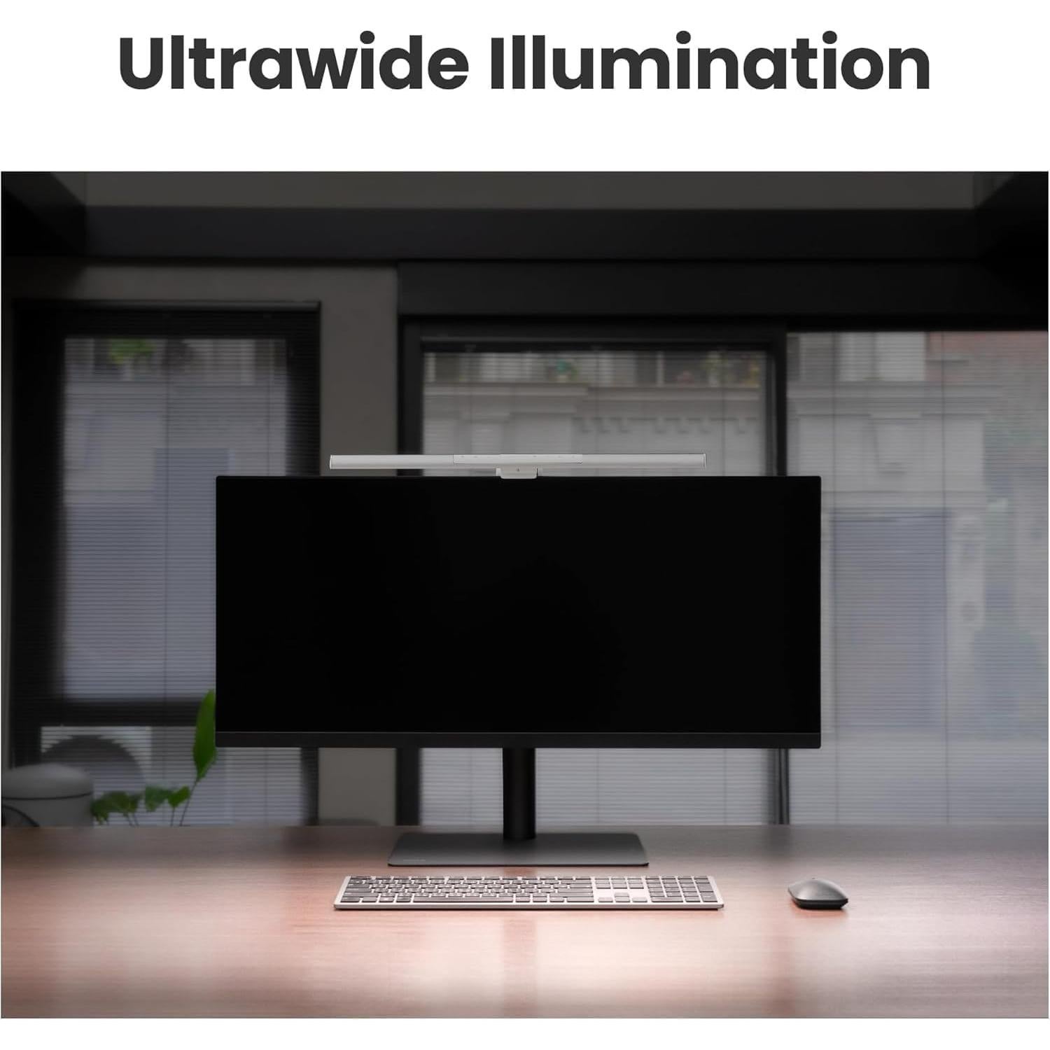 BenQ ScreenBar Pro Luz LED para Monitor Plata - Sensor de Movimiento