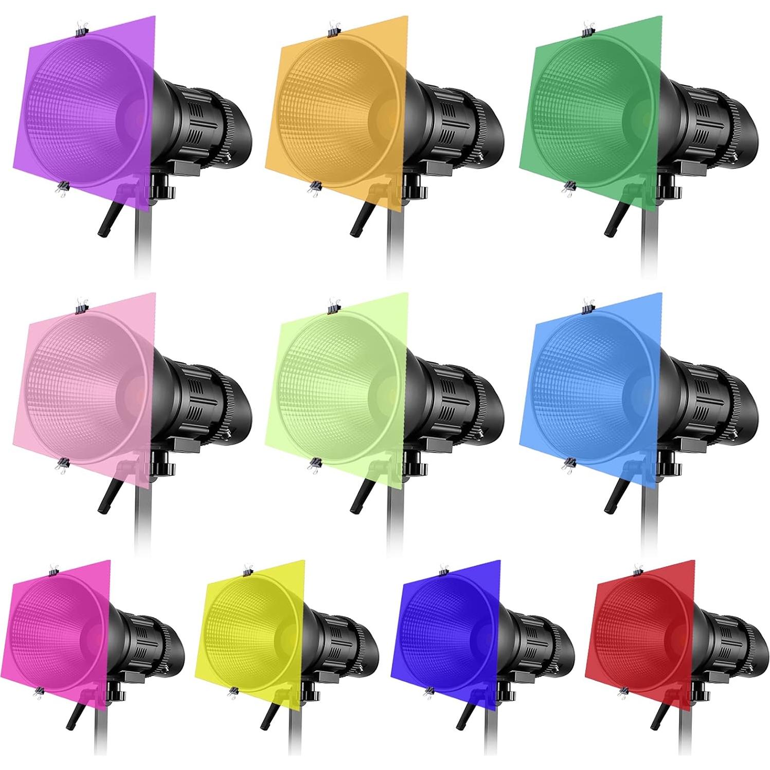 Filtros de Gel de Iluminación Sakolla 30x30 cm - 10 Colores