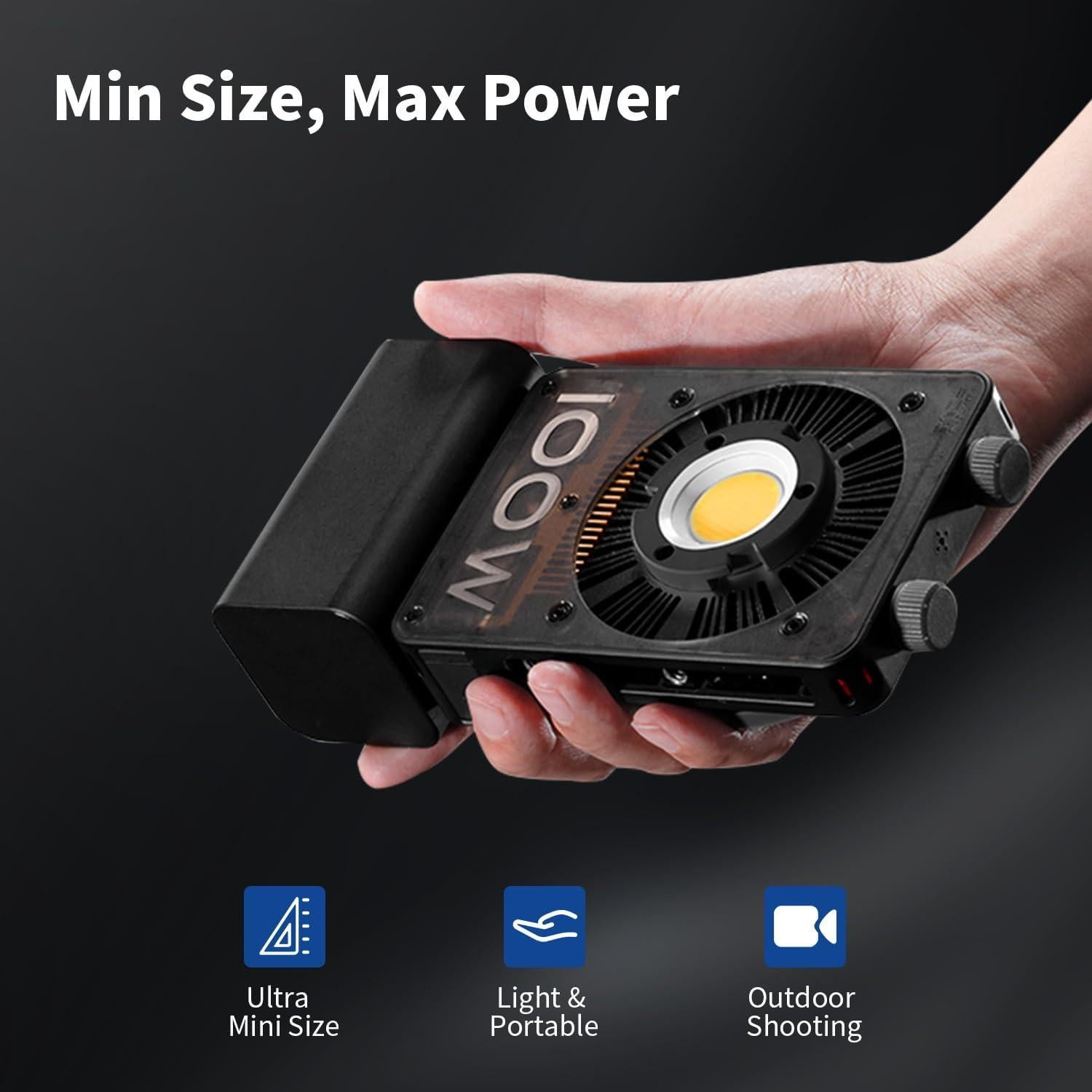 ZHIYUN CINEPEER CX100 Luz de Video LED 100W Bi-Color 2700K-6500K