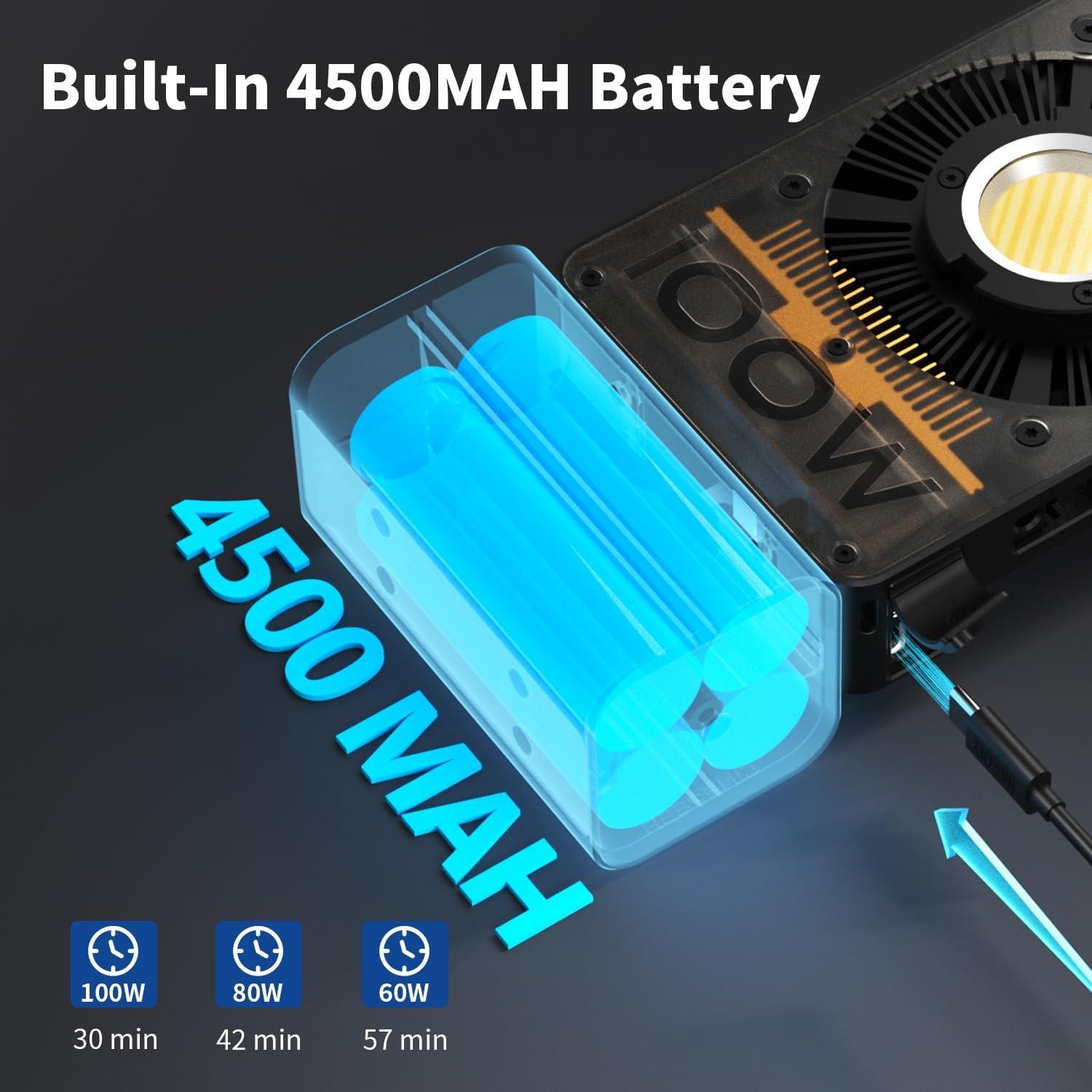 ZHIYUN CINEPEER CX100 Luz de Video LED 100W Bi-Color 2700K-6500K