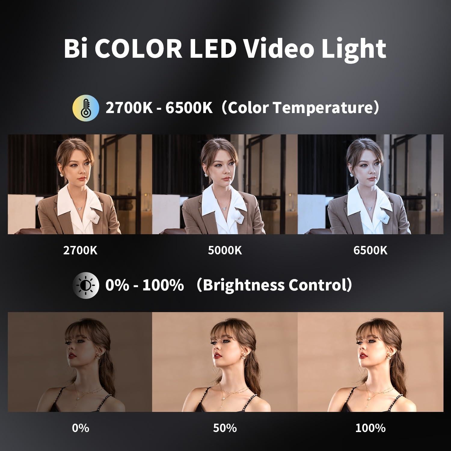 ZHIYUN CINEPEER CX100 Luz de Video LED 100W Bi-Color 2700K-6500K