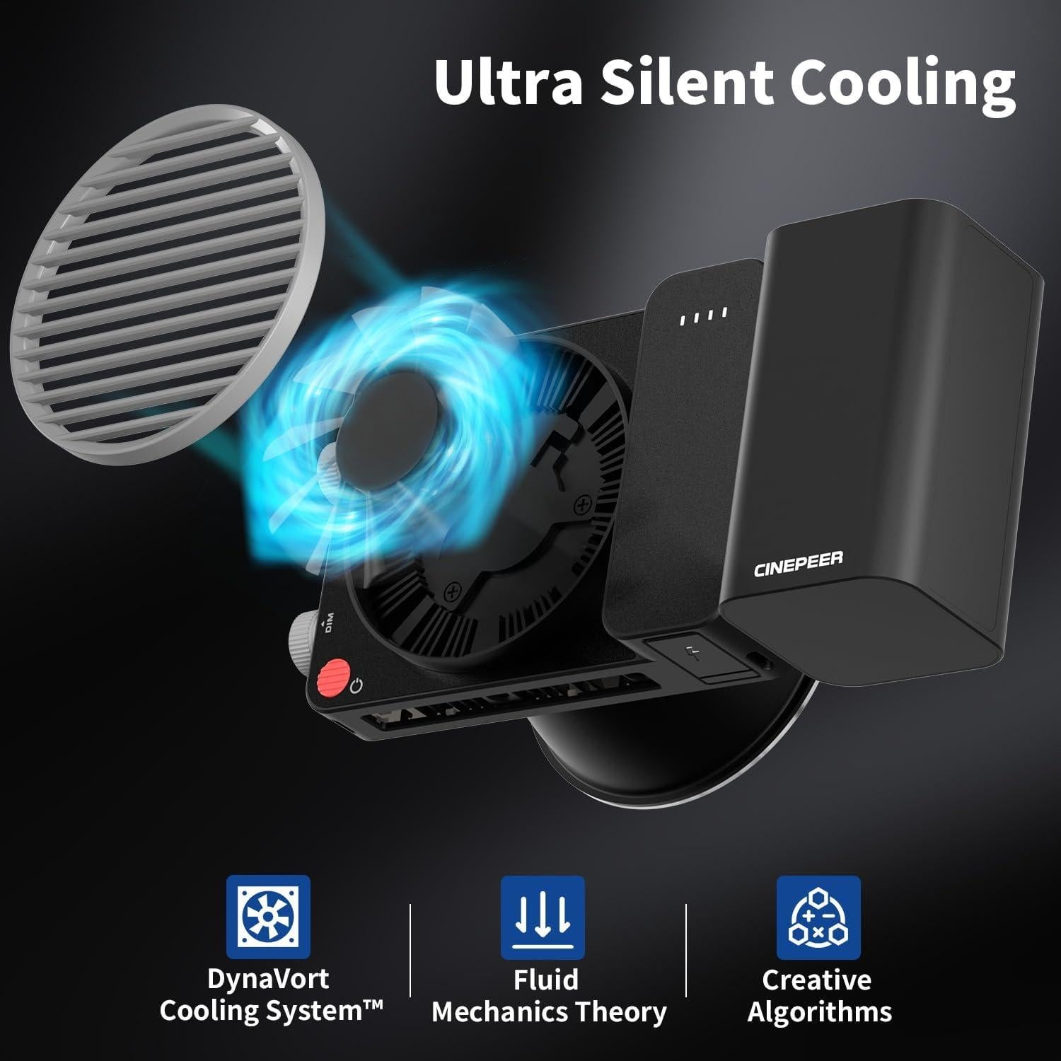 ZHIYUN CINEPEER CX100 Luz de Video LED 100W Bi-Color 2700K-6500K