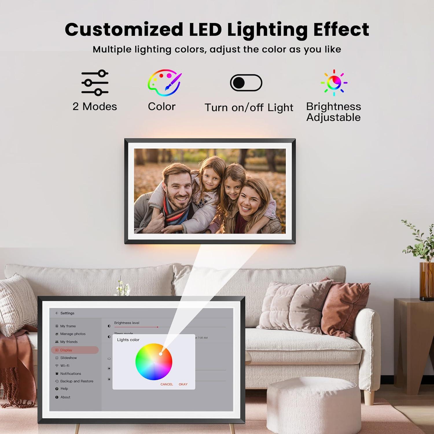 Marco Digital Frameo 15.6" FHD WiFi 32GB LED BIGASUO