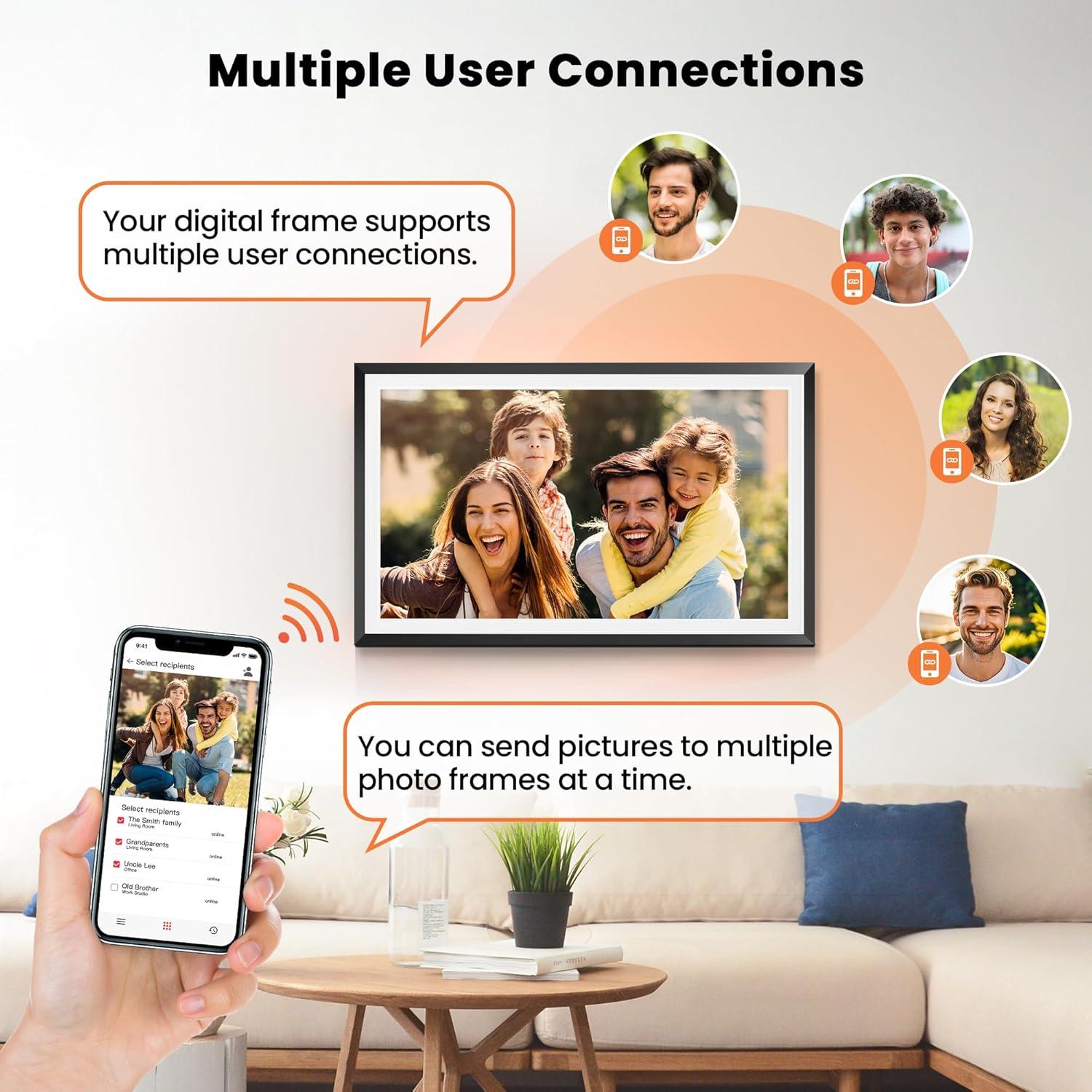 Marco Digital Frameo 15.6" FHD WiFi 32GB LED BIGASUO