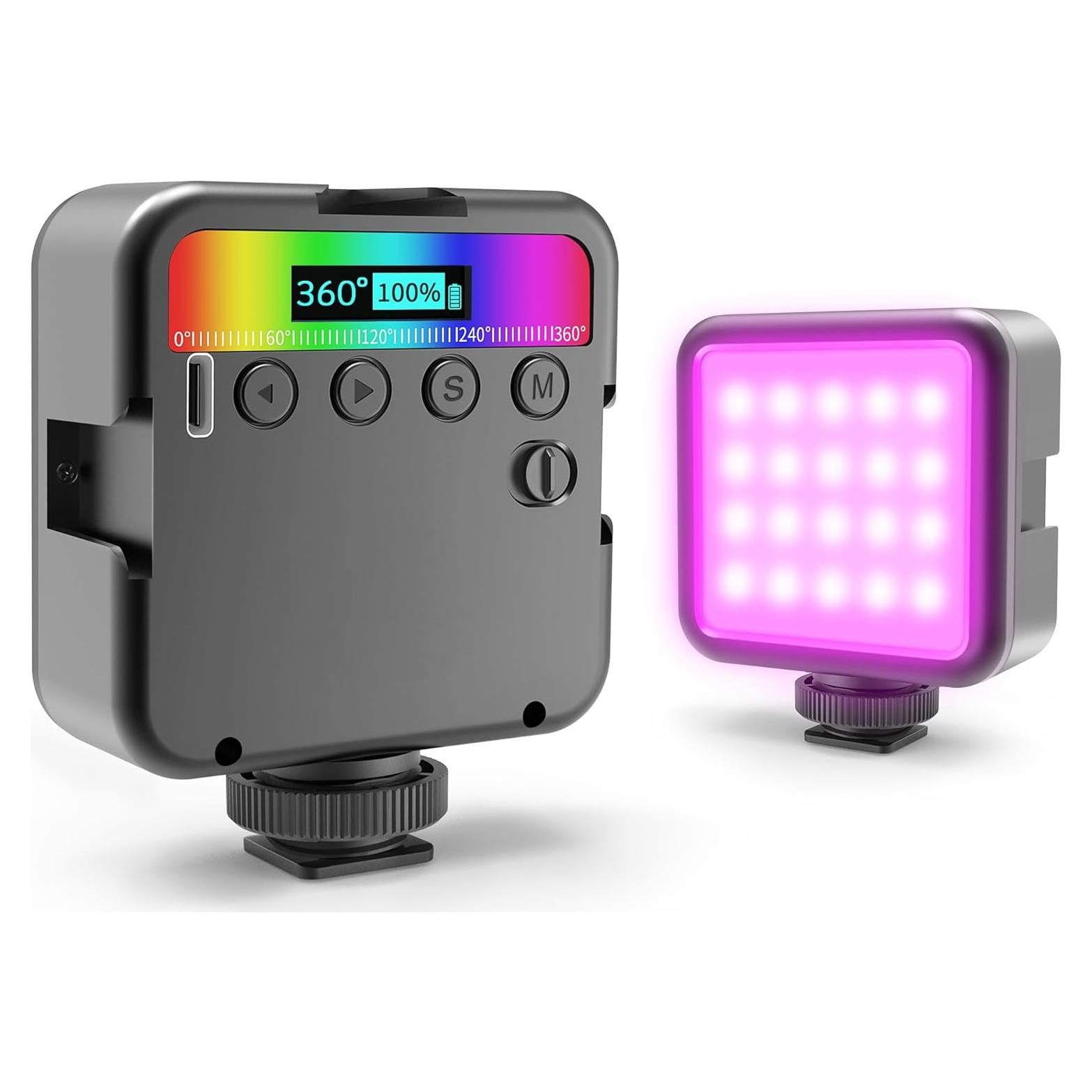 Luz de Video LED RGB Altson 360° Magnética 2000mAh