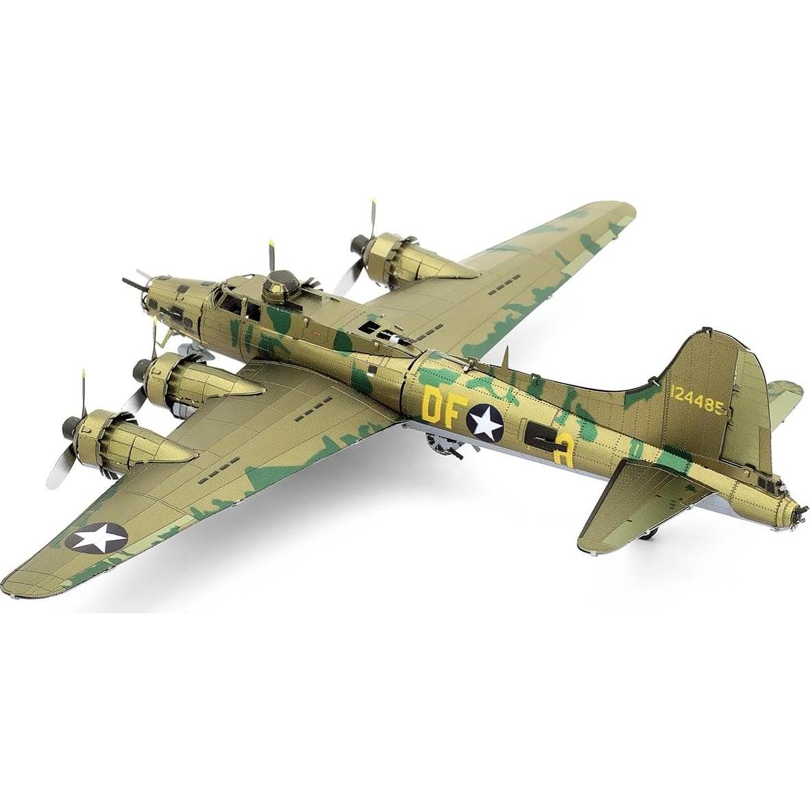 Modelo 3D B-17 Flying Fortress Metal Earth 76 Piezas