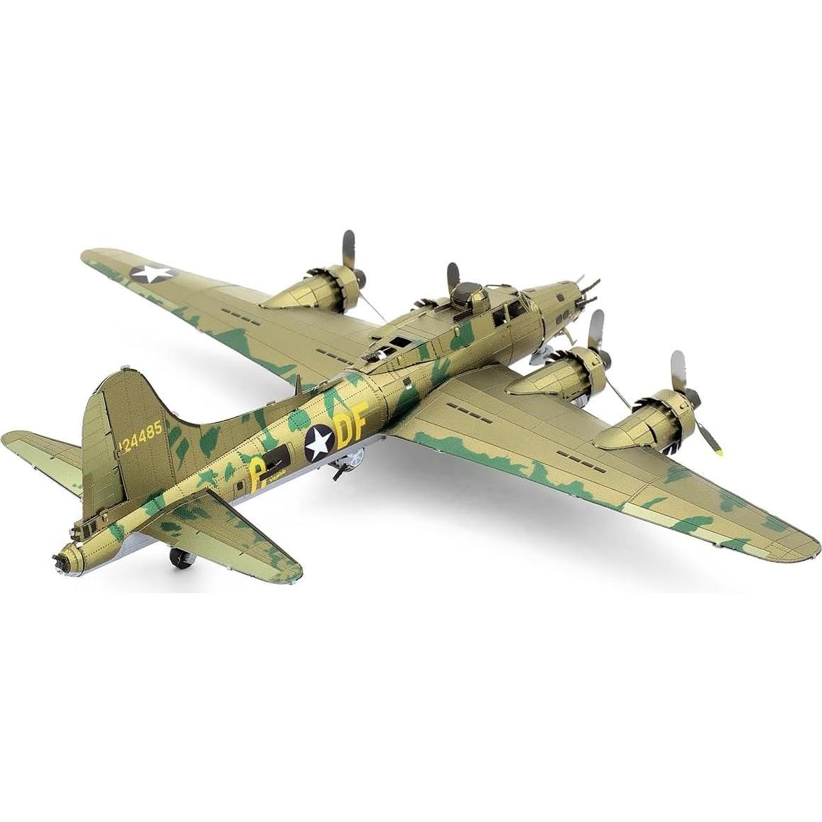 Modelo 3D B-17 Flying Fortress Metal Earth 76 Piezas