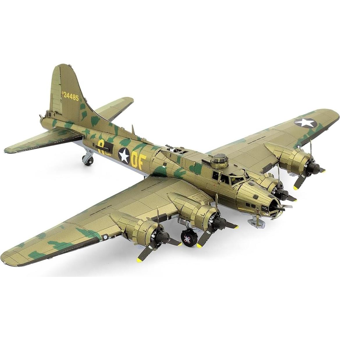 Modelo 3D B-17 Flying Fortress Metal Earth 76 Piezas