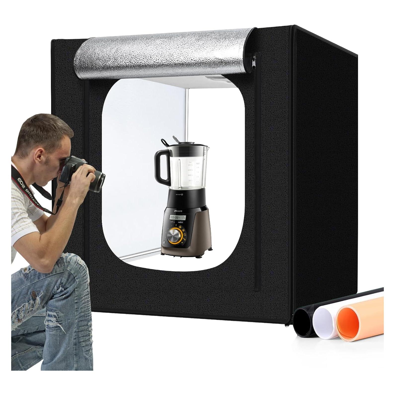 Caja de Luz para Fotografía 81x81 cm Hongbang con 405 LED