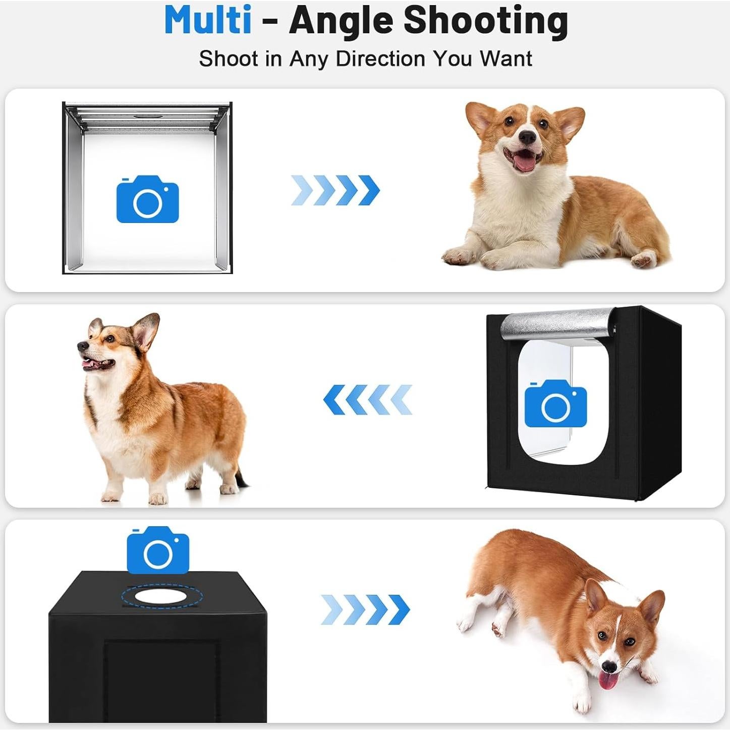 Caja de Luz para Fotografía 81x81 cm Hongbang con 405 LED
