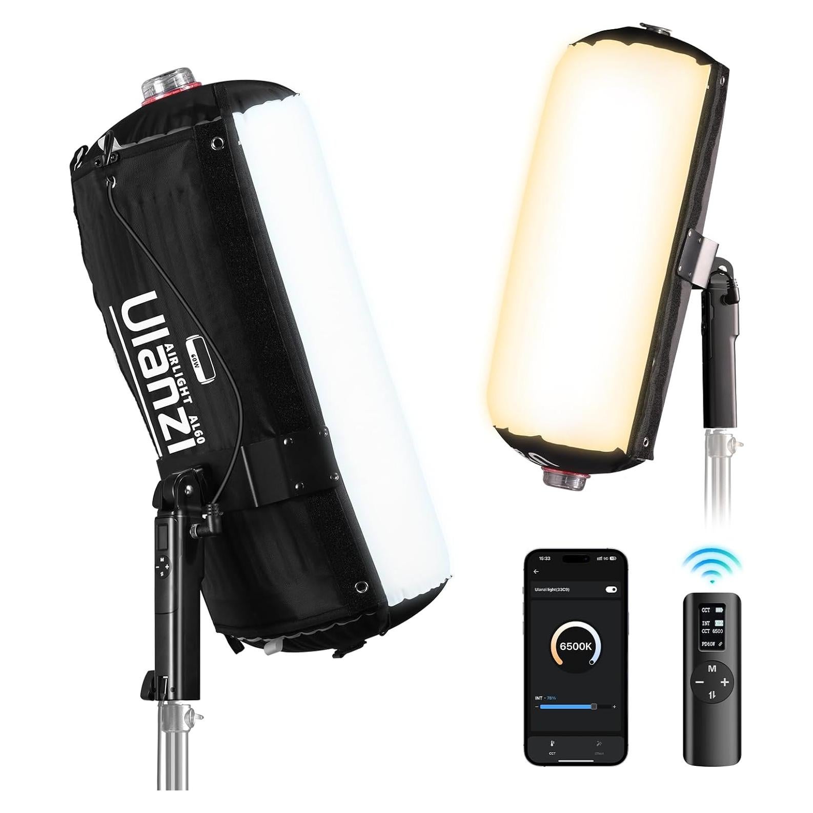 Luz LED Inflable Ulanzi AL60 60W Bi-Color 2700K-6500K