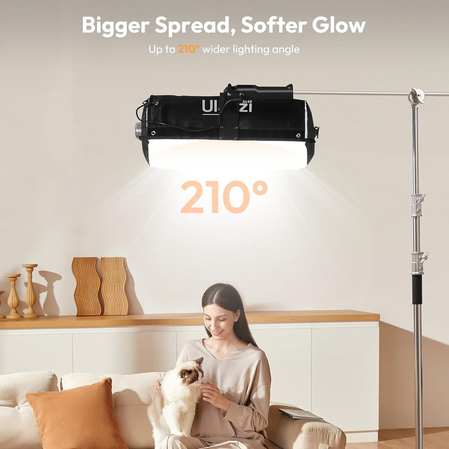 Luz LED Inflable Ulanzi AL60 60W Bi-Color 2700K-6500K