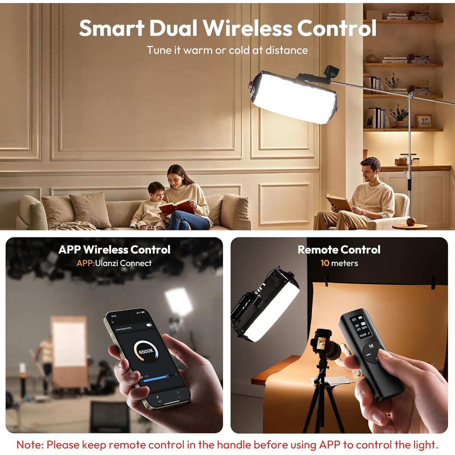 Luz LED Inflable Ulanzi AL60 60W Bi-Color 2700K-6500K