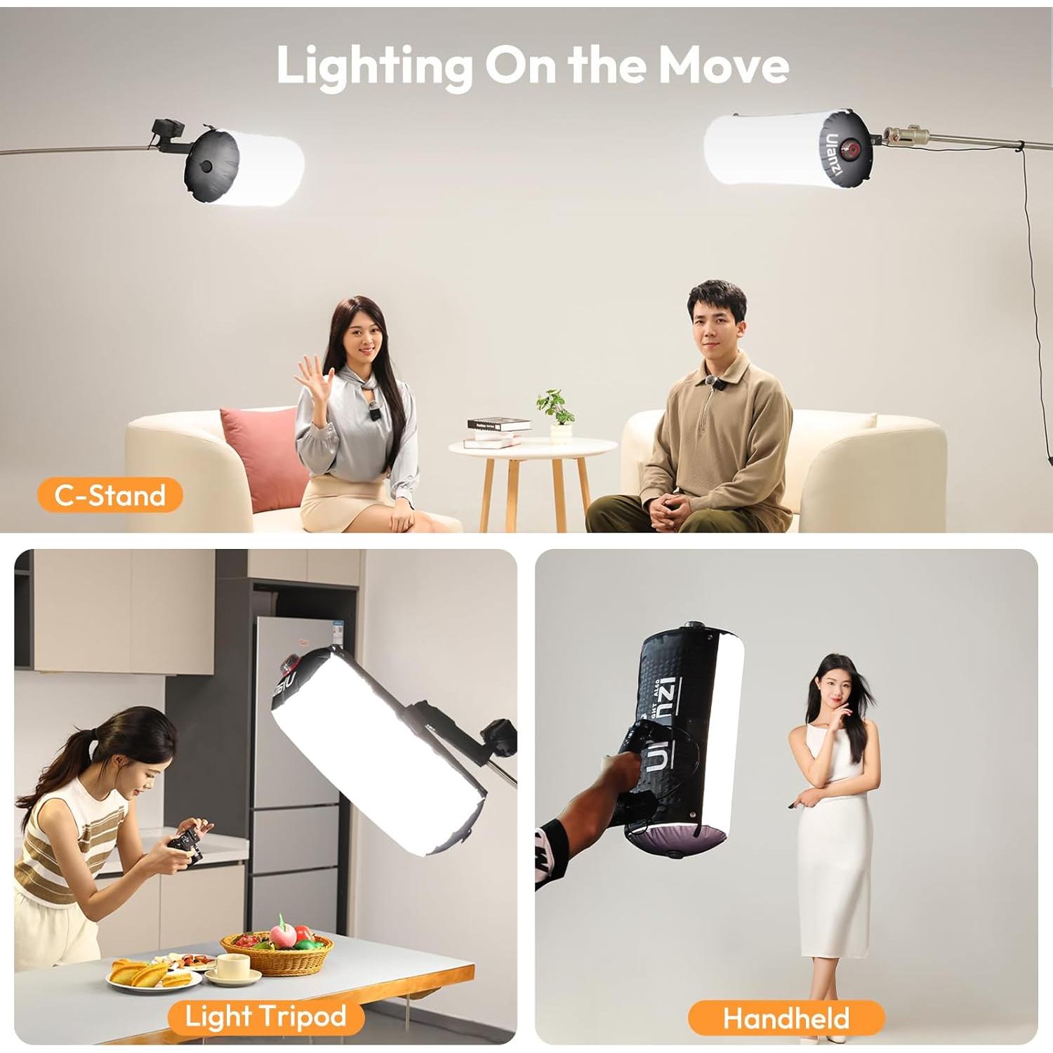 Luz LED Inflable Ulanzi AL60 60W Bi-Color 2700K-6500K