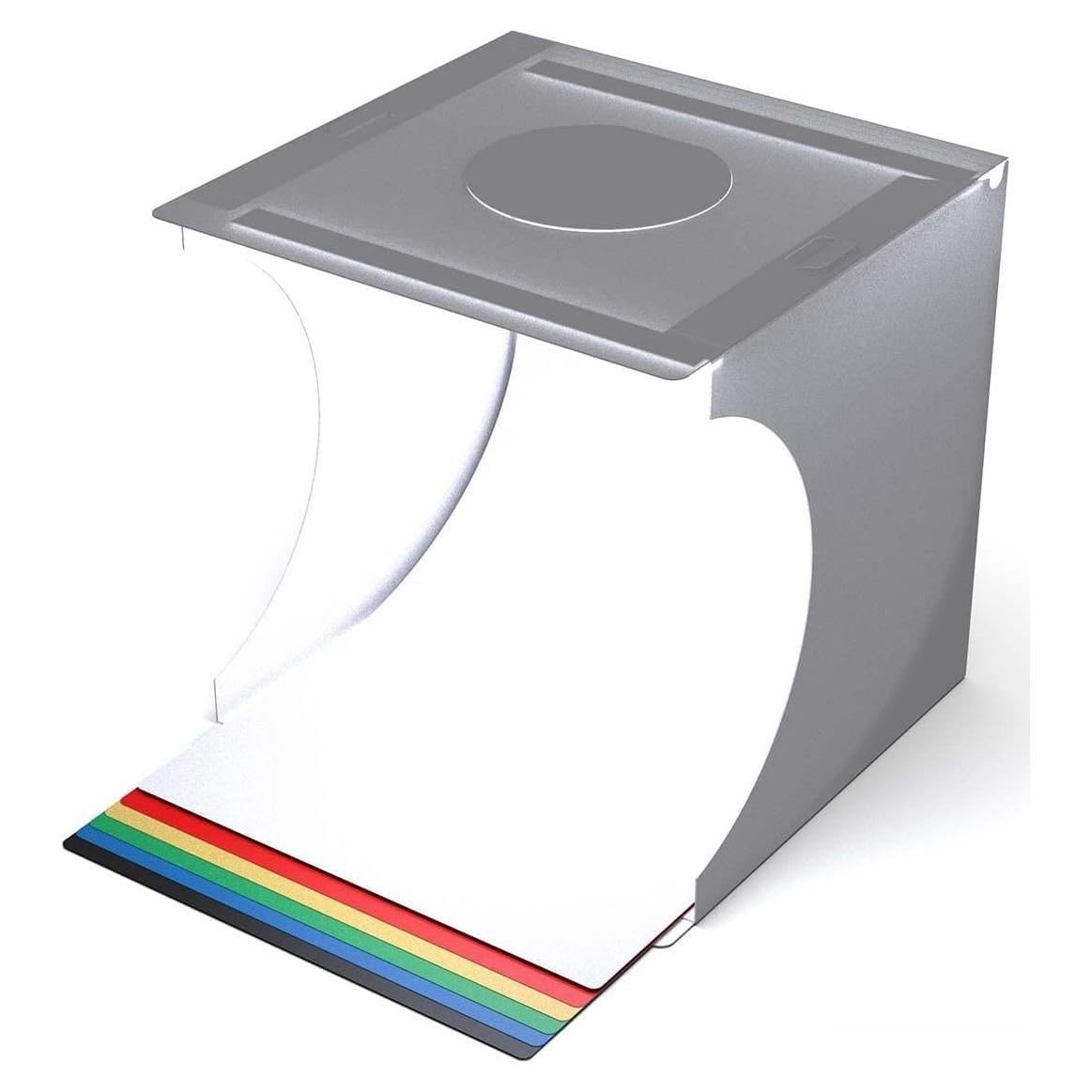 Kit Estudio Fotográfico Portátil Bower 9" con 2 LED y 6 Fondos